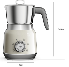 5in1 Electric milk foam LED touch control 0.4L cold foam removable cold and cold milk foam, can adjust the temperature and thickness of milk foam (PSMF01a: PSMF01c)