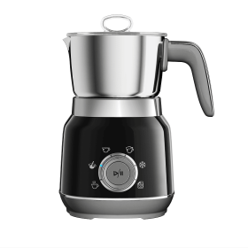 5in1 Electric milk foam LED touch control 0.4L cold foam removable cold and cold milk foam, can adjust the temperature and thickness of milk foam (PSMF01a: PSMF01a)