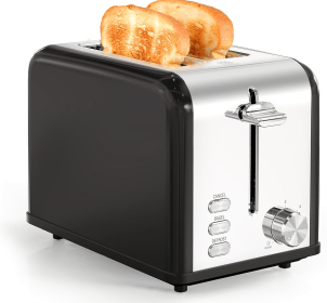 W1134P237561  2 chip Toaster 1.5-inch super wide slot 6 Browning settings and 3 features (thaw / reheat / cancel) SUS304 Ultra wide slot and remo (W1134P237561: W1134P237561)